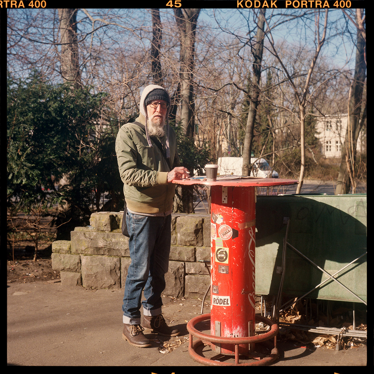 2022 Berlin Fritz S-Bahnhof Treptower Park Portrait