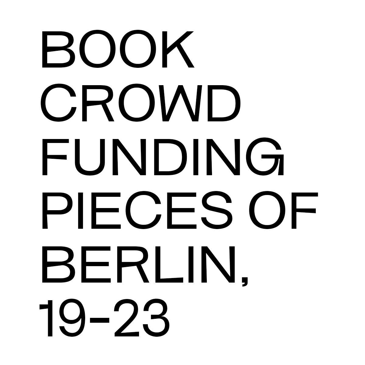 book crowdfunding
